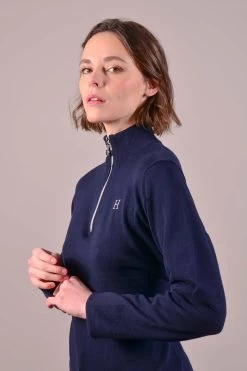 Harcour Swing Women's High Neck Sweater -Equestrian Clothing Shop 337922 DB 3