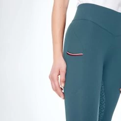 Tommy Hilfiger Equestrian Style Fullgrip Leggings For Women -Equestrian Clothing Shop 338026 LGNB 3