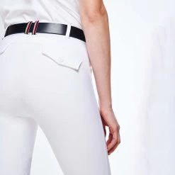 Tommy Hilfiger Equestrian Classic Style Kneegrip Breeches For Women -Equestrian Clothing Shop 338028 WH 4