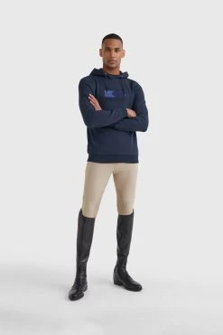 Tommy Hilfiger Equestrian Men's Embroidery Logo Hoody -Equestrian Clothing Shop 338045 DB 5