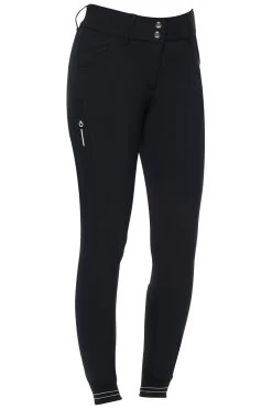 Cavalleria Toscana R-Evo Stretch Women's High Waist Breeches With Integrated Grip 20 Cavalleria Toscana R-Evo Stretch Women's High Waist Breeches With Integrated Grip -Equestrian Clothing Shop 338135 BL 3