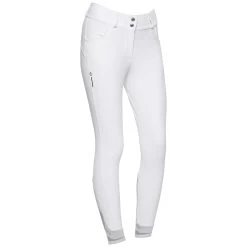 Cavalleria Toscana R-Evo Stretch Women's High Waist Breeches With Integrated Grip 15 Cavalleria Toscana R-Evo Stretch Women's High Waist Breeches With Integrated Grip -Equestrian Clothing Shop 338135 WH 3