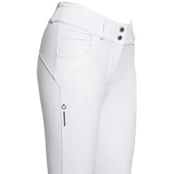 Cavalleria Toscana R-Evo Stretch Women's High Waist Breeches With Integrated Grip 16 Cavalleria Toscana R-Evo Stretch Women's High Waist Breeches With Integrated Grip -Equestrian Clothing Shop 338135 WH 4
