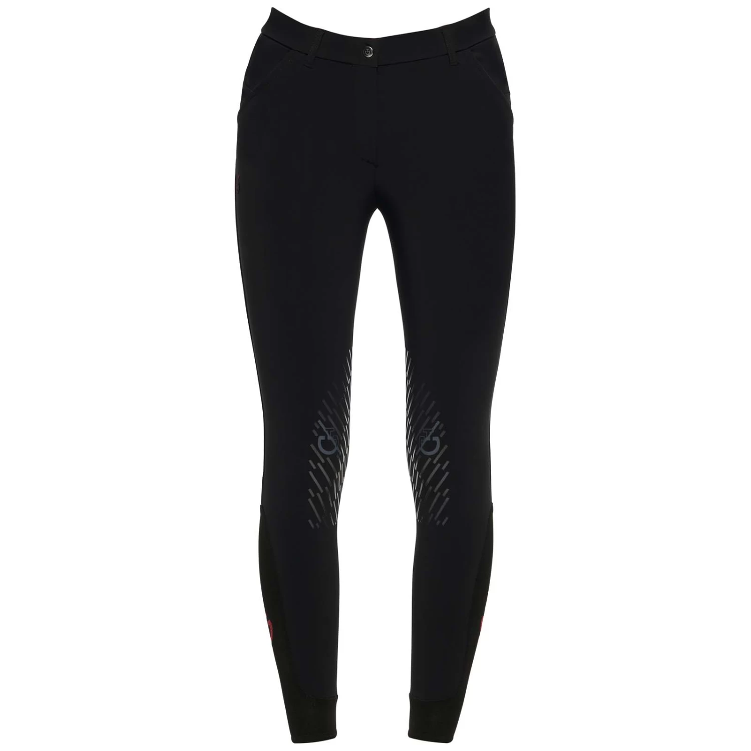 Cavalleria Toscana CT Team Red Stripe Women's Kneegrip Breeches 2 Cavalleria Toscana CT Team Red Stripe Women's Kneegrip Breeches - Image 2