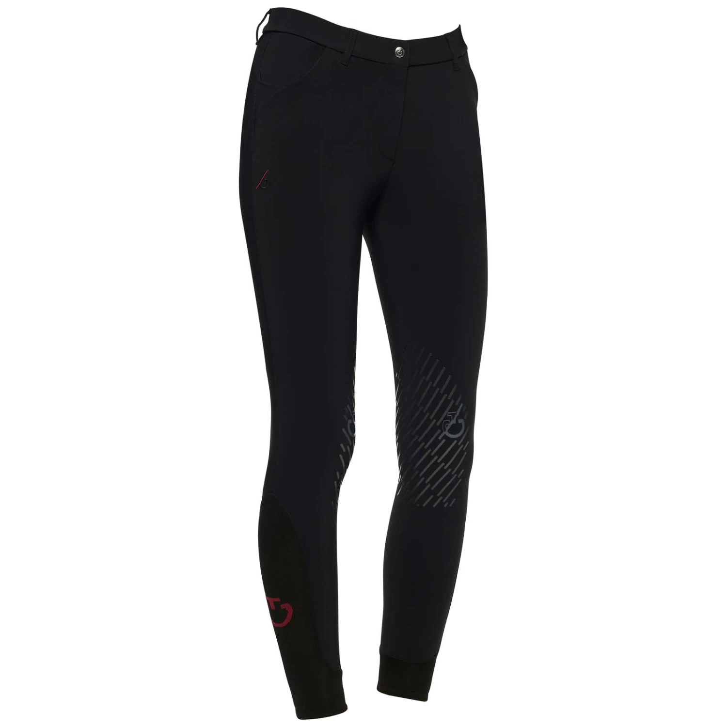 Cavalleria Toscana CT Team Red Stripe Women's Kneegrip Breeches 3 Cavalleria Toscana CT Team Red Stripe Women's Kneegrip Breeches - Image 3