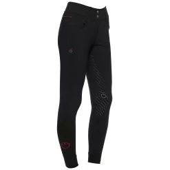 Cavalleria Toscana CT Team Red Stripe Women's Full Grip Breeches -Equestrian Clothing Shop 338469 BL 3