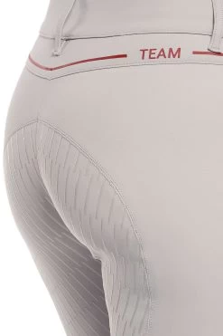 Cavalleria Toscana CT Team Red Stripe Women's Full Grip Breeches -Equestrian Clothing Shop 338469 LG 4