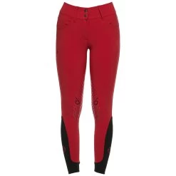 Cavalleria Toscana CT Team Red Stripe High Waist Full Grip Breeches 35 Cavalleria Toscana CT Team Red Stripe High Waist Full Grip Breeches -Equestrian Clothing Shop 338470 RE 2