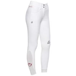 Cavalleria Toscana CT Team Red Stripe High Waist Full Grip Breeches 39 Cavalleria Toscana CT Team Red Stripe High Waist Full Grip Breeches -Equestrian Clothing Shop 338470 WH 3