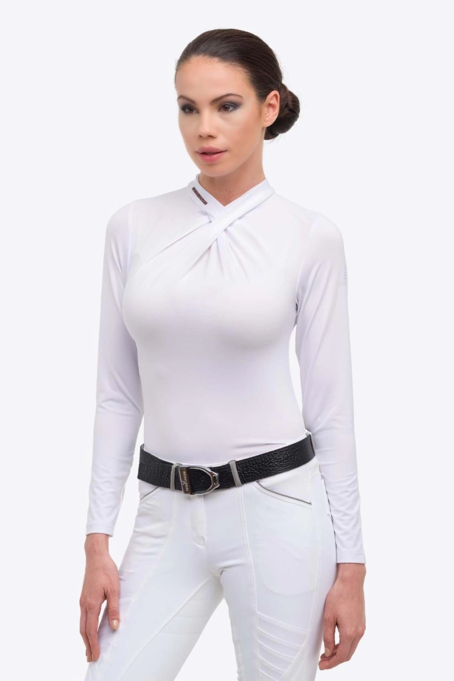 Cavalliera Rose Gold Chic Women's Long Sleeve Show Shirt 1 Cavalliera Rose Gold Chic Women's Long Sleeve Show Shirt