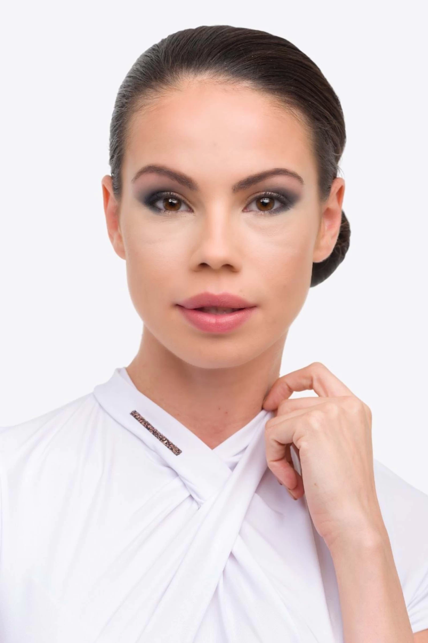 Cavalliera Rose Gold Chic Women's Long Sleeve Show Shirt 6 Cavalliera Rose Gold Chic Women's Long Sleeve Show Shirt - Image 6