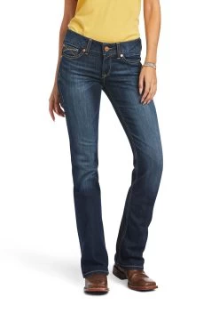 Ariat Vicky Women's Mid Rise Arrow Fit Boot Cut Jeans 8 Ariat Vicky Women's Mid Rise Arrow Fit Boot Cut Jeans -Equestrian Clothing Shop 341137 DNB 3