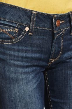 Ariat Vicky Women's Mid Rise Arrow Fit Boot Cut Jeans 10 Ariat Vicky Women's Mid Rise Arrow Fit Boot Cut Jeans -Equestrian Clothing Shop 341137 DNB 5