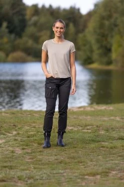 Jacson Majken Women's Stable Rain Pants -Equestrian Clothing Shop 341219 BL 5