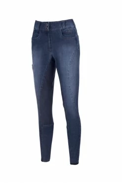 Pikeur Lisha Women's Full Grip Denim Breeches -Equestrian Clothing Shop 341499 DNB 2