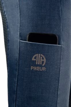 Pikeur Rosa Women's Full Grip Denim Riding Tights -Equestrian Clothing Shop 341509 DNB 3