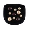 MagicTack Crystal Merlot Gold Riding Gloves Patches