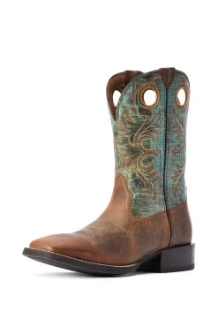 Ariat Sport Rodeo Men's Western Boots 12 Ariat Sport Rodeo Men's Western Boots -Equestrian Clothing Shop 344571 BR LB 4