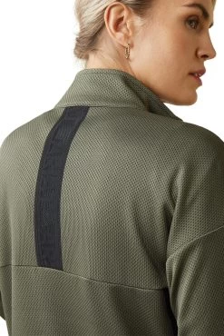 Ariat Breathe 1/2 Zip Women's Sweatshirt -Equestrian Clothing Shop 345185 BKGR 05