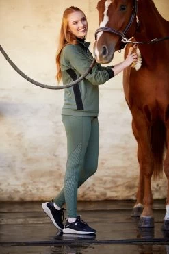 Ariat Breathe 1/2 Zip Women's Sweatshirt -Equestrian Clothing Shop 345185 BKGR 07