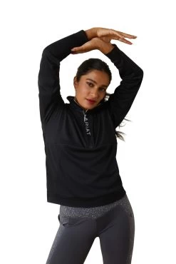 Ariat Breathe 1/2 Zip Women's Sweatshirt -Equestrian Clothing Shop 345185 BL 01