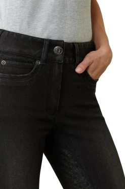 Ariat Halo B Women's Denim Full Grip Breeches -Equestrian Clothing Shop 345190 BL 03