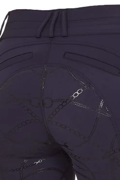 Schockemöhle Summer Heather Style Women's Full Grip Breeches 10 Schockemöhle Summer Heather Style Women's Full Grip Breeches -Equestrian Clothing Shop 345228 DB 03