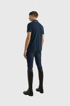 Tommy Hilfiger Equestrian Men's College Poloshirt -Equestrian Clothing Shop 345398 DB 05