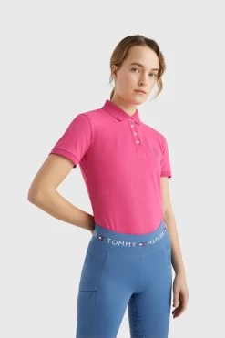 Tommy Hilfiger Equestrian Rhinestone Women's Polo Shirt -Equestrian Clothing Shop 345425 MPI 04