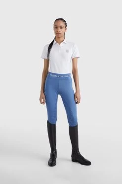 Tommy Hilfiger Equestrian Rhinestone Women's Polo Shirt -Equestrian Clothing Shop 345425 WH 06