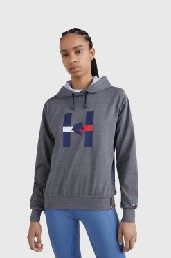Tommy Hilfiger Equestrian H Logo Women's Hoodie -Equestrian Clothing Shop 345430 AG 03