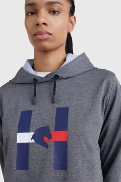Tommy Hilfiger Equestrian H Logo Women's Hoodie -Equestrian Clothing Shop 345430 AG 06
