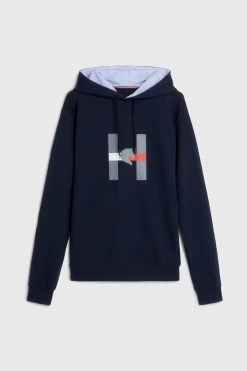 Tommy Hilfiger Equestrian H Logo Women's Hoodie -Equestrian Clothing Shop 345430 DB 01
