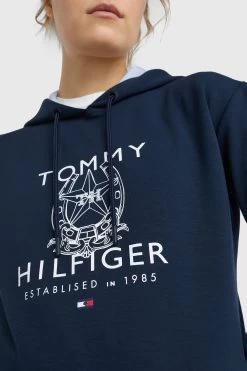 Tommy Hilfiger Equestrian Horse Shoe Women's Sport Hoodie -Equestrian Clothing Shop 345431 DB 06