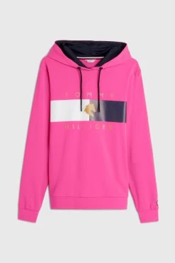 Tommy Hilfiger Equestrian Tommy Flag Performance Women's Hoodie -Equestrian Clothing Shop 345439 MPI 01