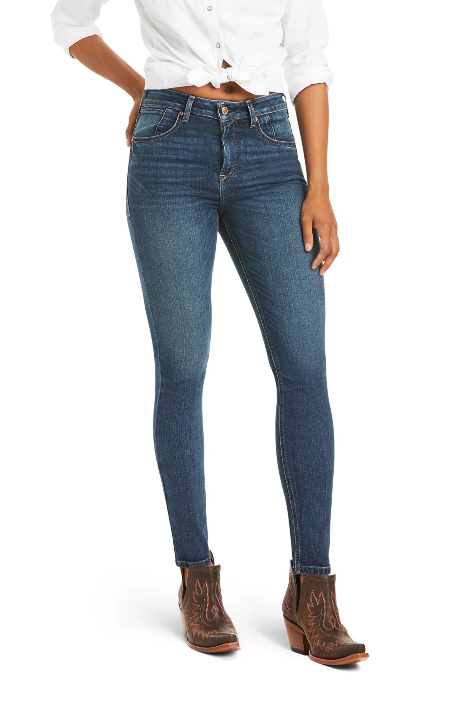 Ariat Premium High Rise Skinny Women's Jeans 2 Ariat Premium High Rise Skinny Women's Jeans - Image 2