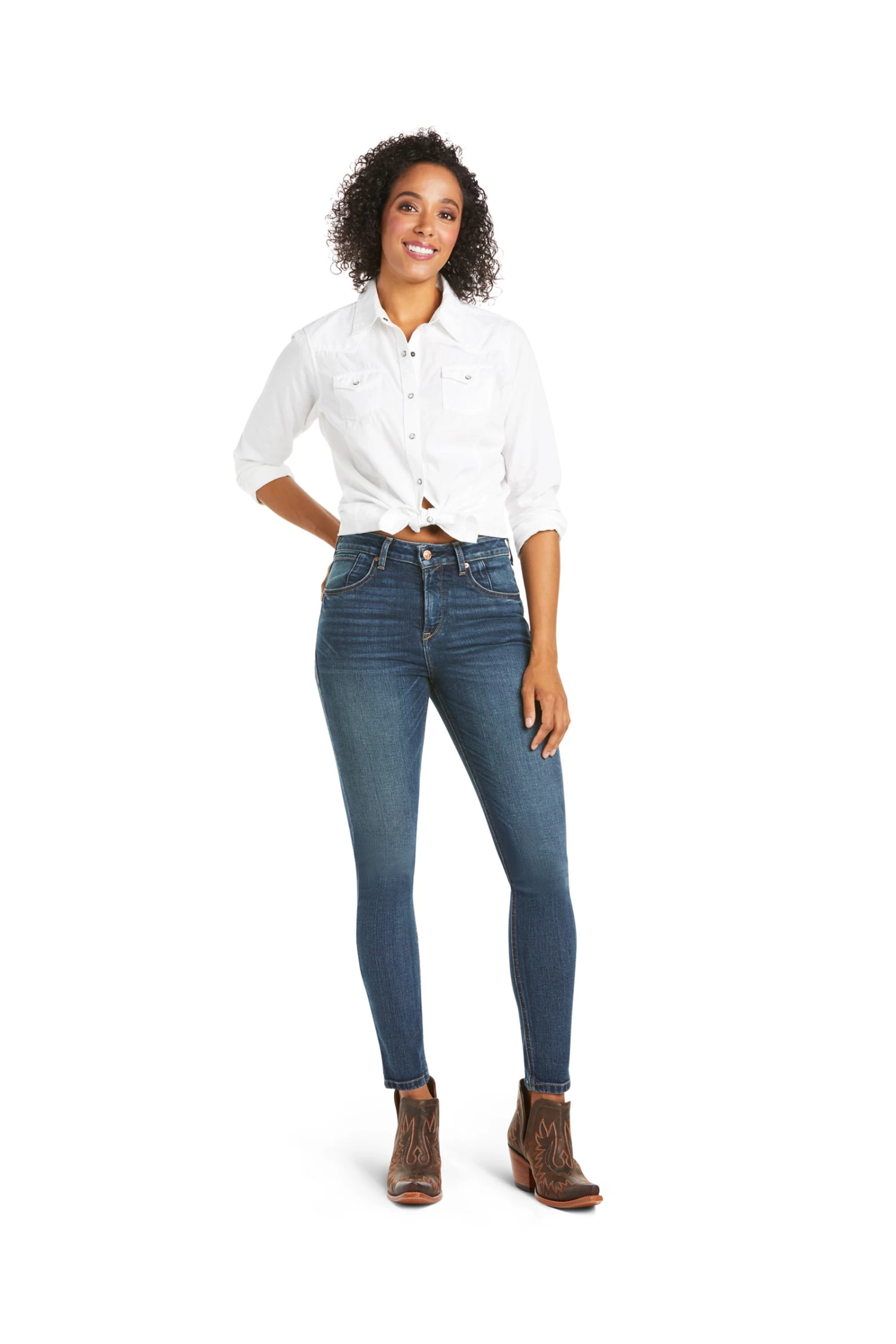 Ariat Premium High Rise Skinny Women's Jeans 3 Ariat Premium High Rise Skinny Women's Jeans - Image 3