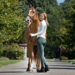 Horze Juliet Women's Hyper Flex Full Seat Tights 37 Horze Juliet Women's Hyper Flex Full Seat Tights -Equestrian Clothing Shop 36028 MDGR 2