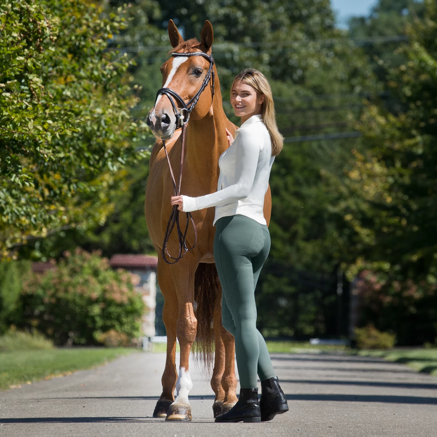 Horze Juliet Women's Hyper Flex Full Seat Tights 18 Horze Juliet Women's Hyper Flex Full Seat Tights - Image 18