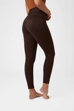 Horze Mia Thermo Silicone Full Seat Breeches For Women -Equestrian Clothing Shop 36053 DBR 2