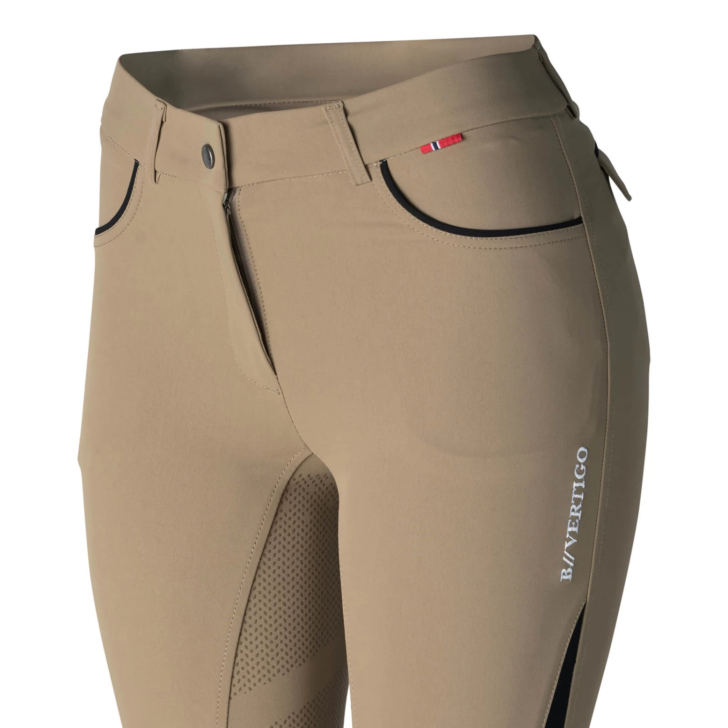 B Vertigo Marla Women's Mid-rise Silicone Full Seat Breeches 4 B Vertigo Marla Women's Mid-rise Silicone Full Seat Breeches - Image 4