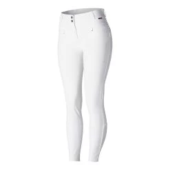 B Vertigo Drea Full Seat Breeches With Pleats For Woman -Equestrian Clothing Shop 36064 WH 1
