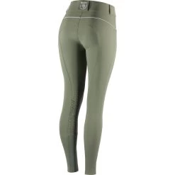 Horze Aubrey High Waist Breeches For Women With Silicone Knee Patch -Equestrian Clothing Shop 36083 BKGR 3