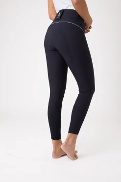Horze Aubrey High Waist Breeches For Women With Silicone Knee Patch -Equestrian Clothing Shop 36083 VDB 2