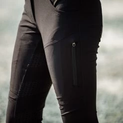 Horze Lina Women's Stable Breeches With Silicone Full Seat -Equestrian Clothing Shop 36088 BL 9