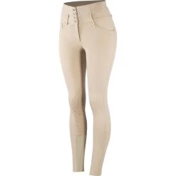 Horze Tara High Waist Silicone Knee Patch Breeches For Women -Equestrian Clothing Shop 36092 TFBE 2