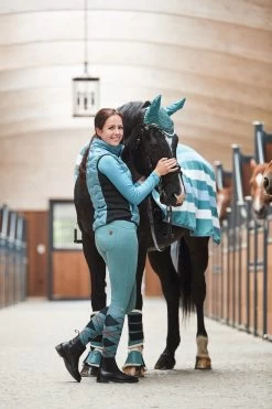 Horze Tara High Waist Silicone Knee Patch Breeches For Women -Equestrian Clothing Shop 36092 alb 07