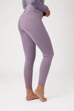 Horze Tara High Waist Silicone Knee Patch Breeches For Women -Equestrian Clothing Shop 36092 rgpu 02
