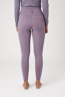 Horze Tara High Waist Silicone Knee Patch Breeches For Women -Equestrian Clothing Shop 36092 rgpu 04