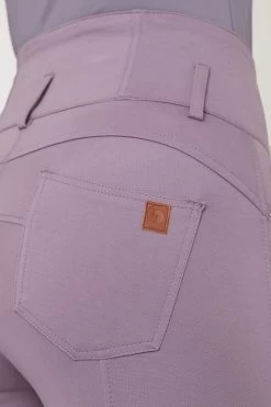 Horze Tara High Waist Silicone Knee Patch Breeches For Women -Equestrian Clothing Shop 36092 rgpu 05